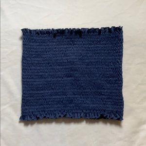 Boujee Navy Stretchy Tube Top